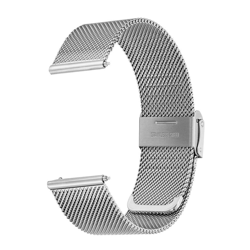 Watch 20mm Strap Watch Band Watch Band Stainless Steel Mesh Strap Thin Metal Bracelet with Safety Buckle Quick Detachable Adjustable Strap [BERNY]