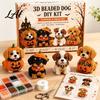 Forniture Artistiche Educative per Principianti Set Artistico Fai-da-te Cane di Halloween 3D Kit Cucciolo con Perline Kit per Creare Braccialetti Carini Animale Adulti Decorazione Scrivania Casa