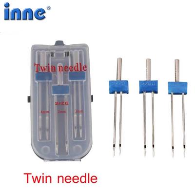Double Twin Needles Wrinkled Sewing Accessories Presser Foot for Sewing Machine Size 2/90 3/90 4/90 Multifuctional Fittings 5.0