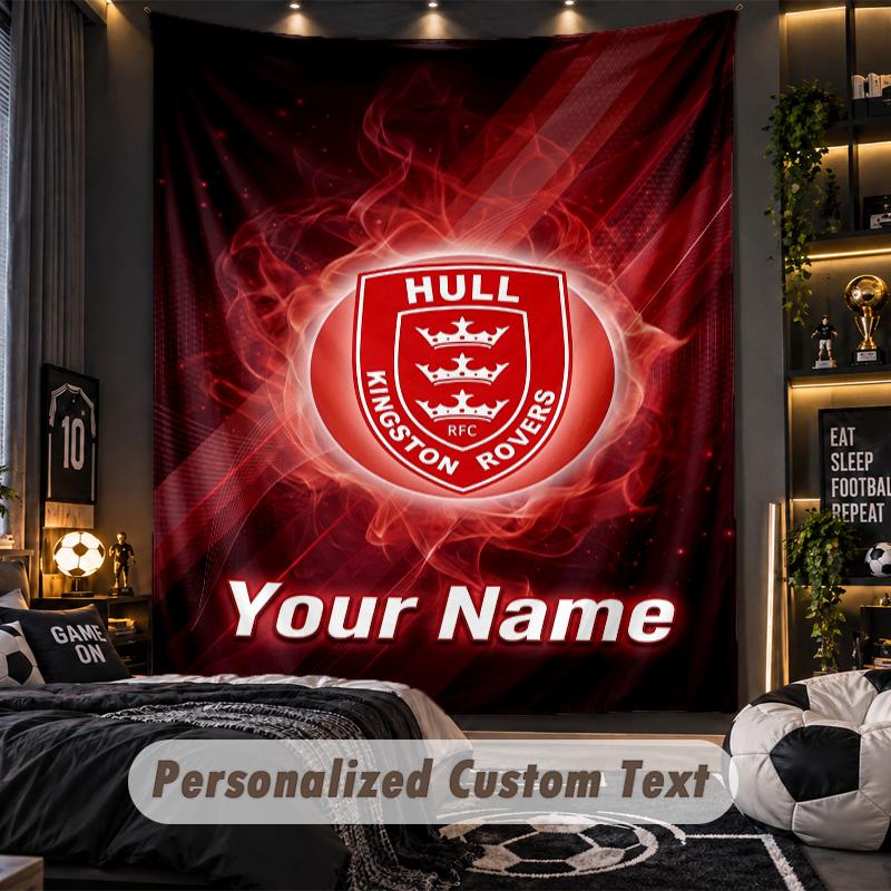 TapestryHull KR Custom Name Text Personalized Wall Hanging Tapestry Home Wall Decor