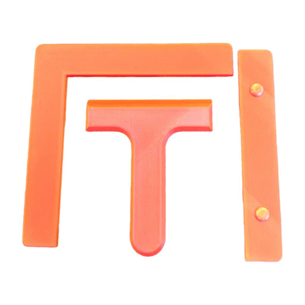 3-Piece Set Dot Drill Alignment Art Tool Diamond Painting Alignment Ruler Suitable for Craft Enthusiasts and Beginners