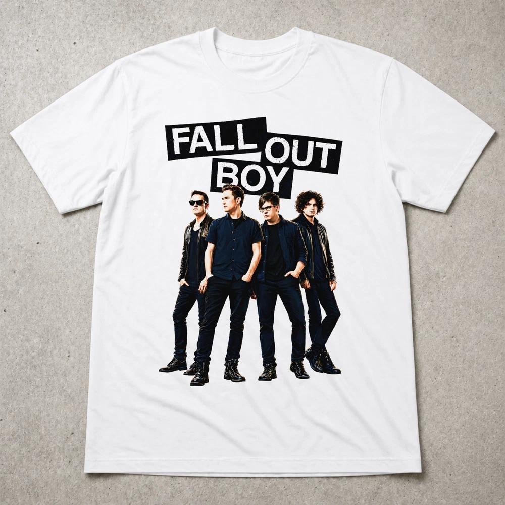 Fall Out Boy T Shirt Pop Punk Rock Band Tee Adults Kids Music Gift 2XL
