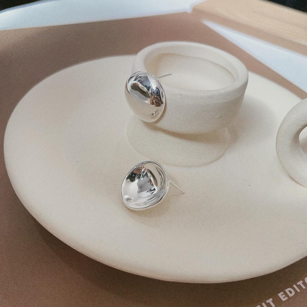 S925 Stud Earrings for Women Special-Interest Design High-Grade Korean Style Partysu Temperamental New Trendy Sterling Silver Earrings