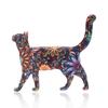 Retro Cat Brooch - European & American Style, Fashionable Acrylic Animal Pin