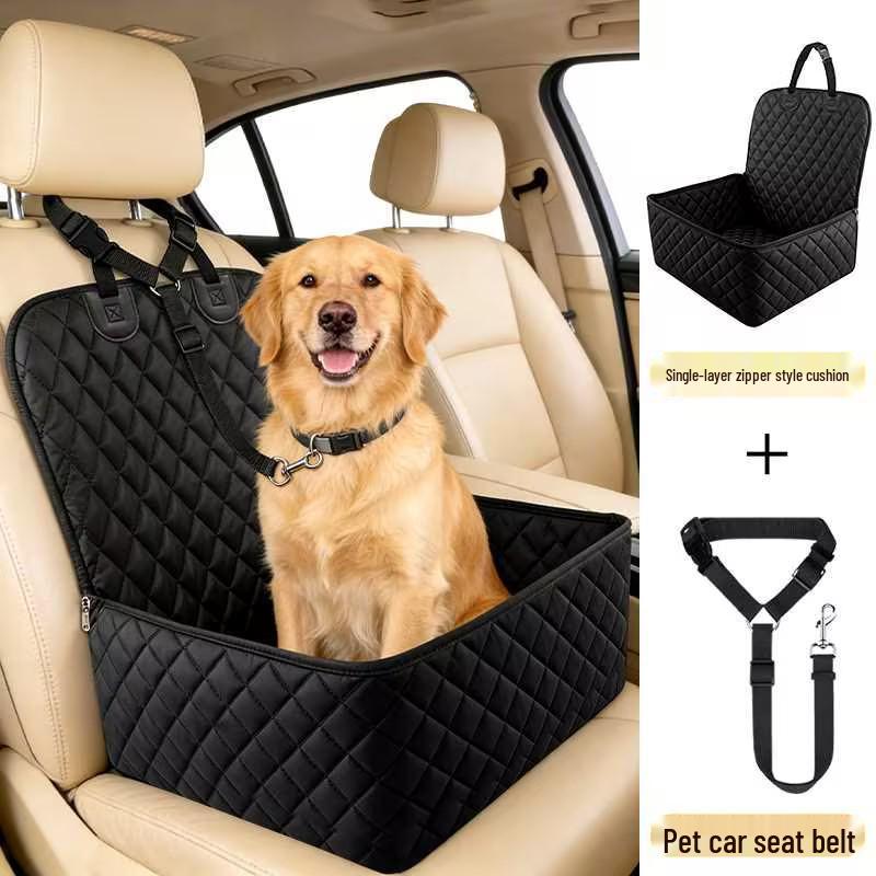 Waterproof & Dirt-Proof Rear Car Seat Cushion for Small/Medium Dogs - Travel Essential Mat