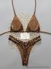 Leopard Print Sexy Two-Piece Bikini Set for Women