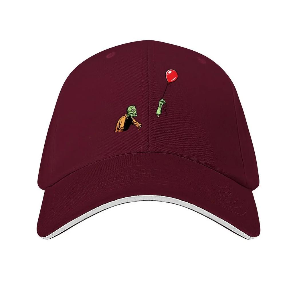 Sad Zombie with Balloon Classic TShirt Baseball Cap Golf Hat Unisex Ball Cap New In Hat beach hat Womens Beach Visor Unisexs