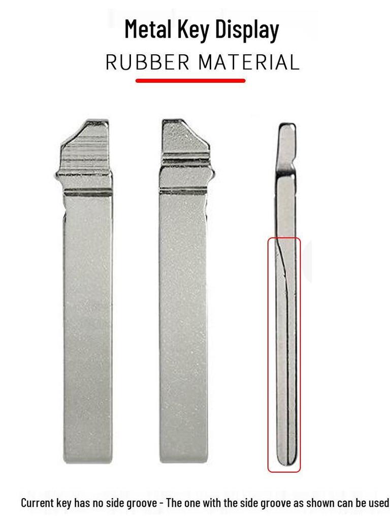 Compatible Shell for Volkswagen T-Roc, Tiguan, Lavida Plus, Skoda Folding Remote Key HU162T (3-Button)