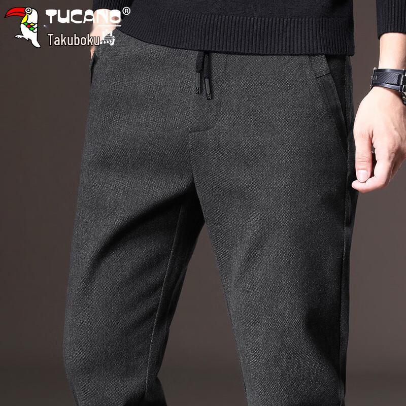 TUCANO Men's Casual Business Straight-Leg Trousers