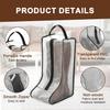 Portable Boots Storage, Tall Boots Storage Short Boots Protector Bag, Shoe Dust Bags,Shoe Sleeves for Travel,Clear Packing Organizers for Men & Women