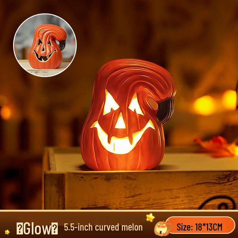 Large Luminous Pumpkin Lantern for Halloween Outdoor Theme Decorations