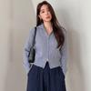 Women S Short Knit Cardigan With Zipper Casual Style