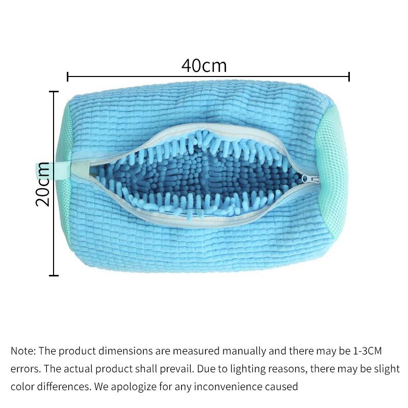 

Мешки для стирки Обувной мешок для стиральной машины-на молнии Мешок для стирки с богатым пухом внутри, Идеально подходит для кроссовок и повседневной обуви синий