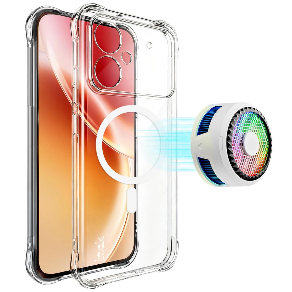 Magnetic Case For POCO M8 Power 5G Global Anti Yellow Raised Edge Soft Cover CA0003