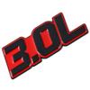 3D Metal Car Sticker 2.0L 2.2L 2.3L 2.4L 2.5L 2.8L 3.0L 3.5L Logo Emblem Badge Decals for BMW Audi Volkswagen Ford Toyota Honda