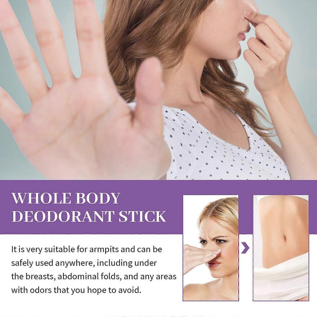 EELHOE Whole Body Deodorant, Keep Fragrance Fresh Fade Cover Body Odor Deodorant Stick