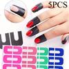 5PCS/1set U-Shaped Nail Protection Film, Used for Nail Printing and Painting, Nail Polish Splash Proof Tools, Nail Enhancement Tool