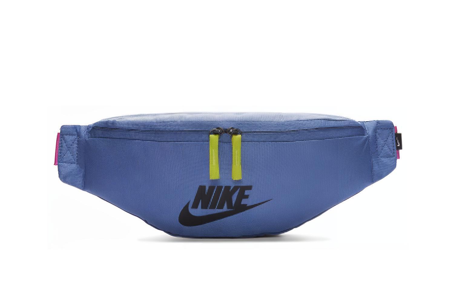 Nike Heritage Polyester Fanny Pack Regular Unisex Blue BA5750-420