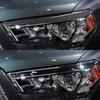 4x Carbon Fiber Headlight + Taillight Eyebrow Strip Cover For 4Runner 2010-