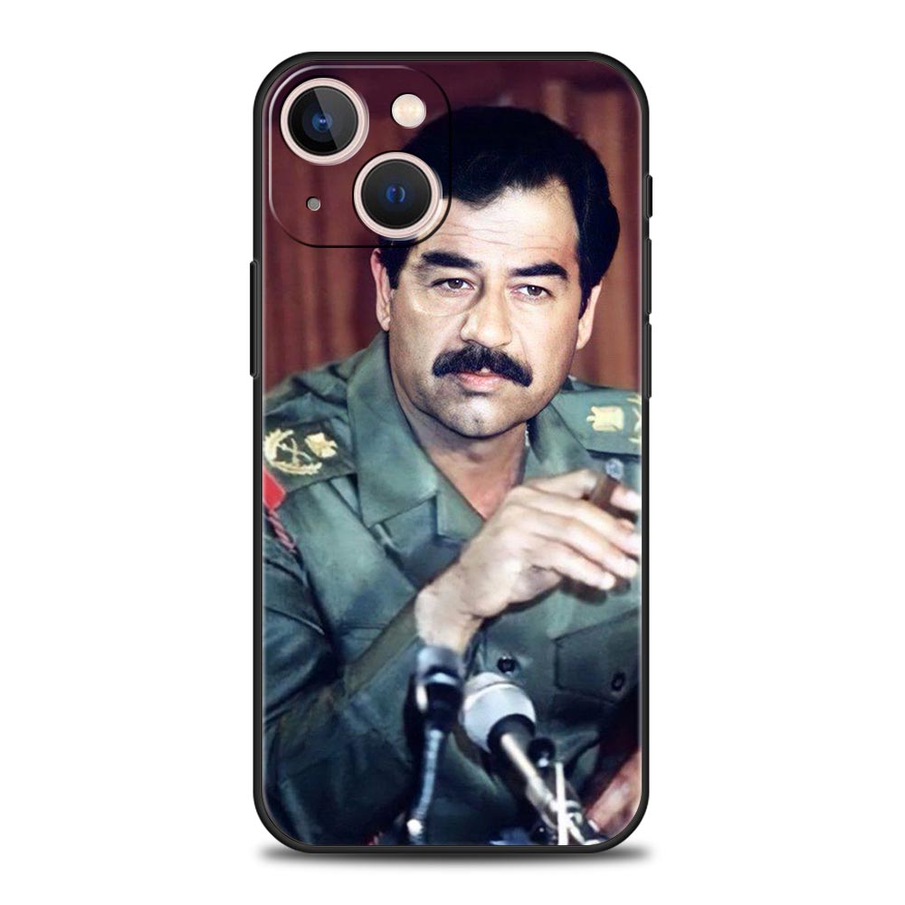 Saddam Hussein Iraq Flag For iPhone 11 12 13 15 16 14 Pro Max Phone CaX XR XS 7 8 Plus 2020 Black Soft Silicone Cover Funda