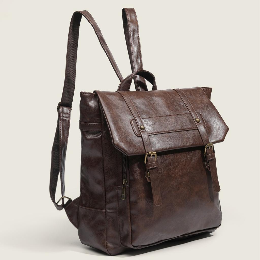 Japanese Style School Backpack Vintage Cambridge Messenger Bag College Student Bookbag New Casual Commuter Backpack Unisex