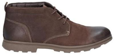 Buty Hush Puppies Tyson Skórzane Botki Chukka Brązowe