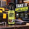 Iron Rust Remover Spray, Fast Acting Rust Melt for Metal, Removes Rust and Grime from Gears Bolts Chains Hinges, Restores Metal Shine, 100ml