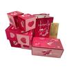 Pack of 18 DIY Customizable Popup Gift Boxes Perfect for Birthday Valentine's Day Parties Feature Quick Assembly Design