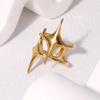 High-End Geometric Asymmetrical Retro Fashion Ring