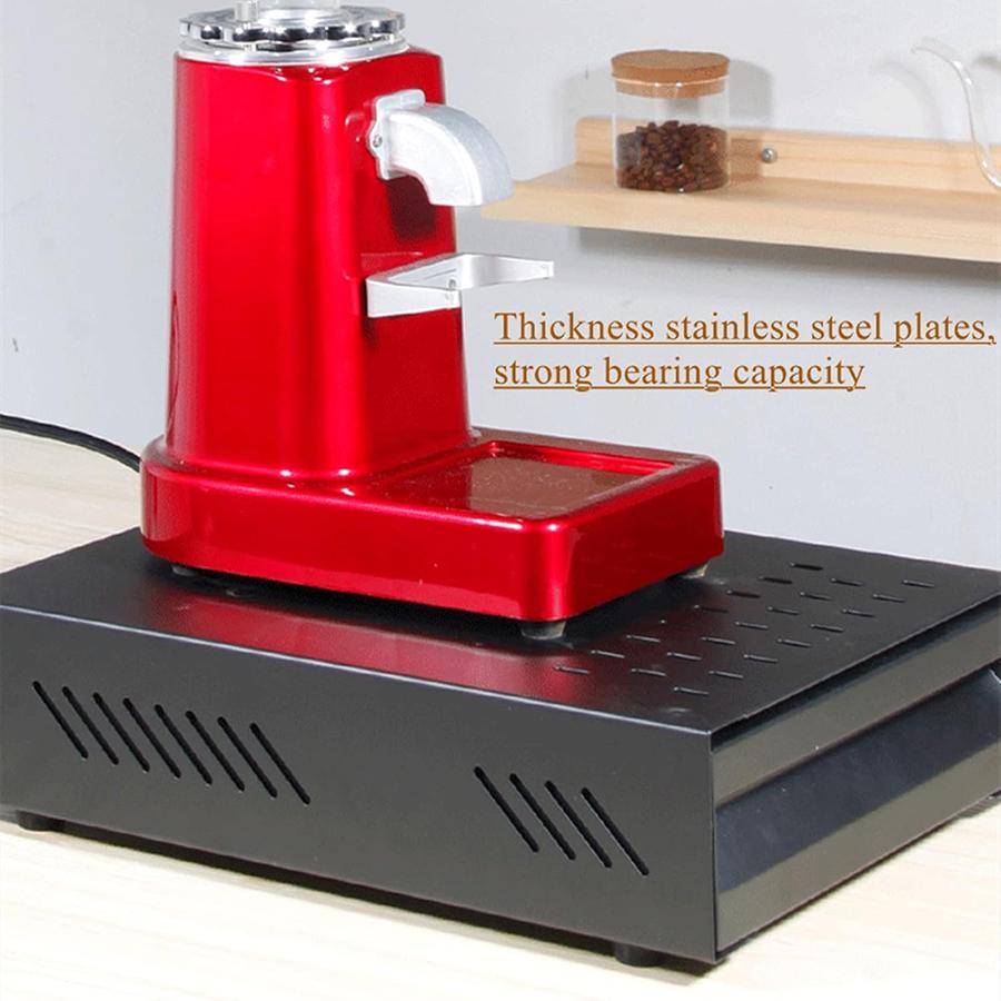 Espresso Coffee Knock Box Drawer Stainless Steel Coffee Knocker Drawer with Non Slip Feet and Removable Rubber Lever For Home