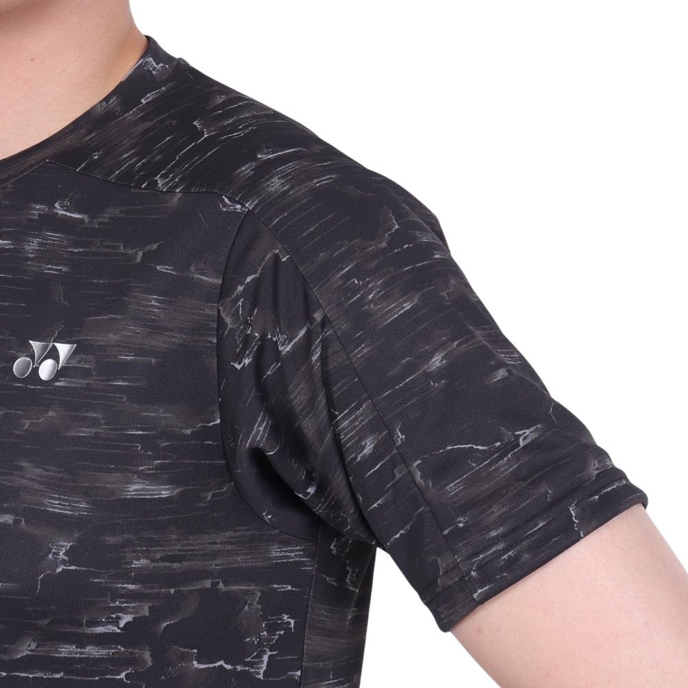 YONEX Short Sleeve Game Shirt Black Size S (Fit Style), (007),