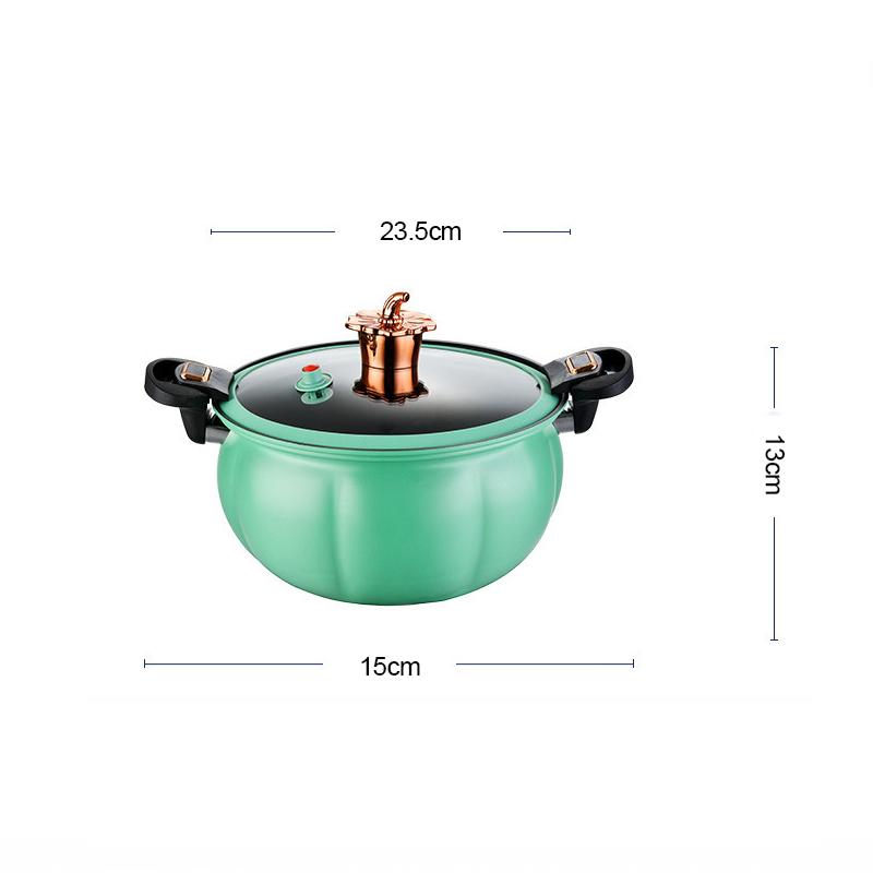 Multifunctional Plumpy Non-stick Micro Pressure Pot Household Pressure Cooker Large Capacity Pumpkin Pot Thermal Cooker Medical