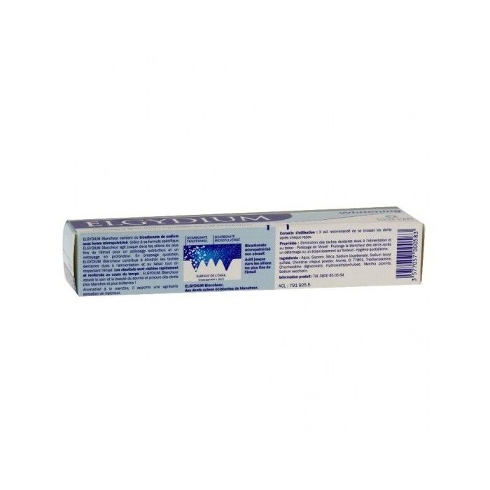 Elgydium dentifrice blancheur 75ml