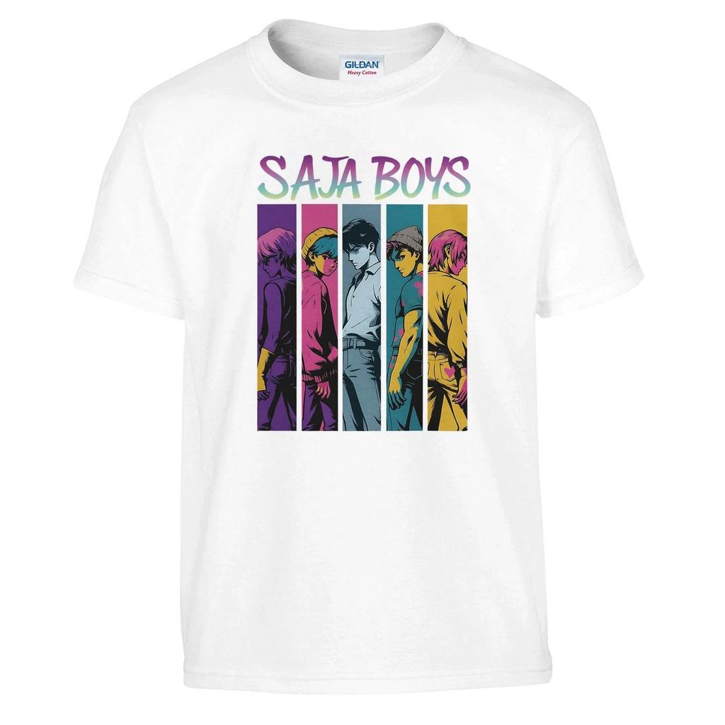 SAJA Jungen T-Shirt | Weiches Schweres Tee | Grafisches Streetwear Top | Unisex Geschenk