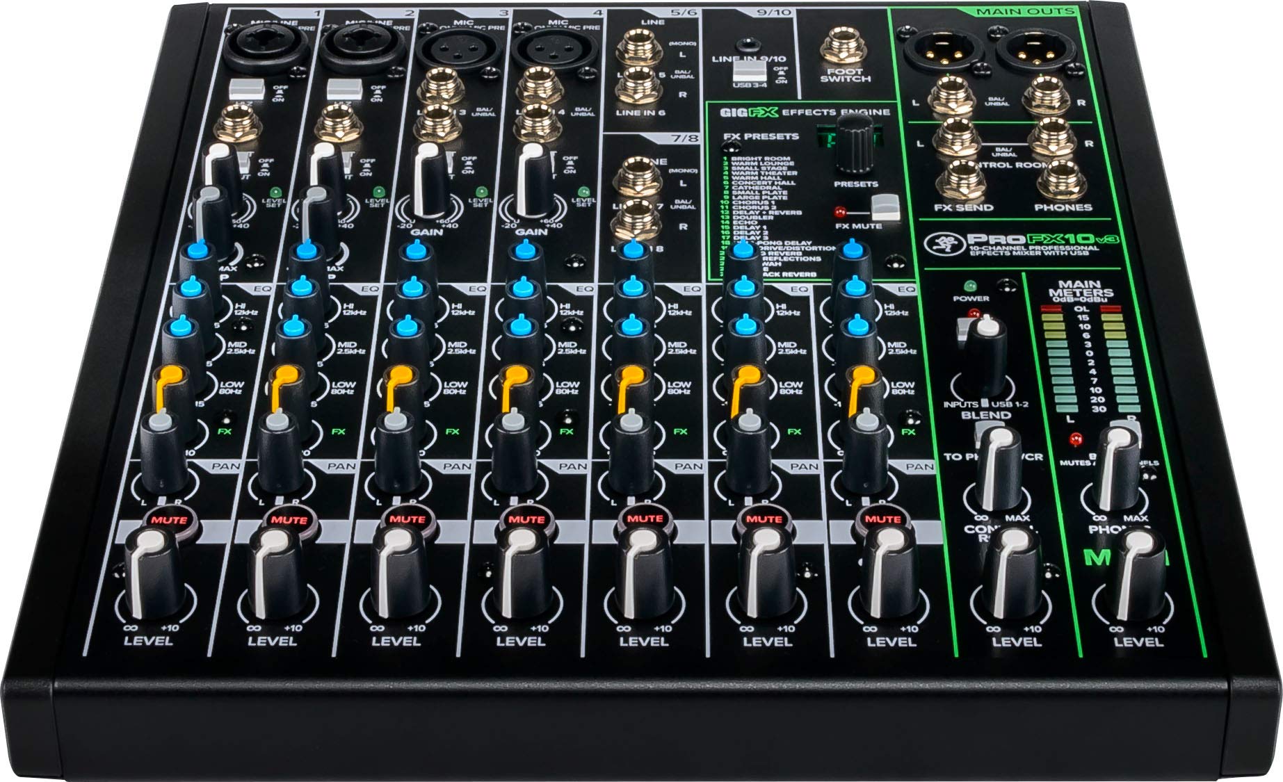 

MACKIE Mackie professional mixer with USB ProFX10v3 effect, built-in I/O
