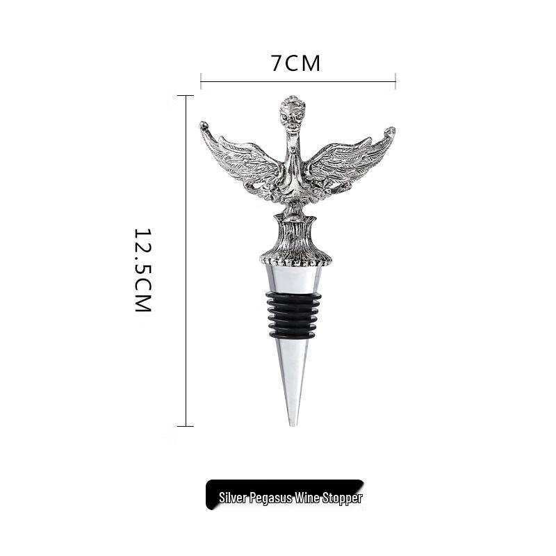 Decorative Wine Pourer & Stopper Set