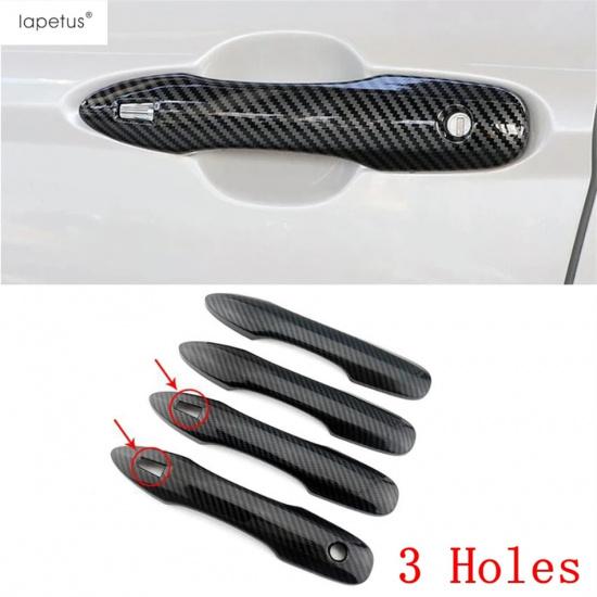 Car Outer Door Handle Protector Cover Trim ABS Chrome Black Carbon Accessories For Toyota Camry Corolla Avalon Prius  - 2025