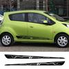 2PCS Car Door Side Stickers For Chevrolet Spark EV Tuning Auto Accessories Vinyl Film Decals Automobile Sports Styling Graphics