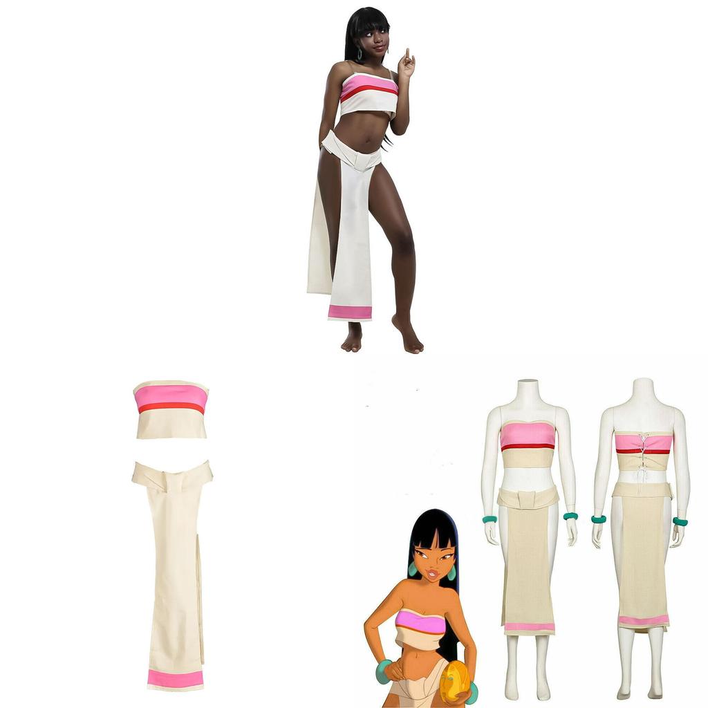 The Road To El Dorado Chel Cosplay Costume With Cotton Linen For Halloween Role Play