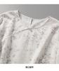 New Chinese style printed shirt for women in the spring of 2026, versatile commuter shirt with seven quarter sleeves