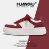 2025 Trendy Campus Style Women's Thick-Soled Black Sneakers - ZHQ-XA120