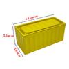 Wrought Iron Mini Container Model Retro Industrial Style Metal Box Tin Toy Storage Box Small Size Model Ornaments Mini Iron Box