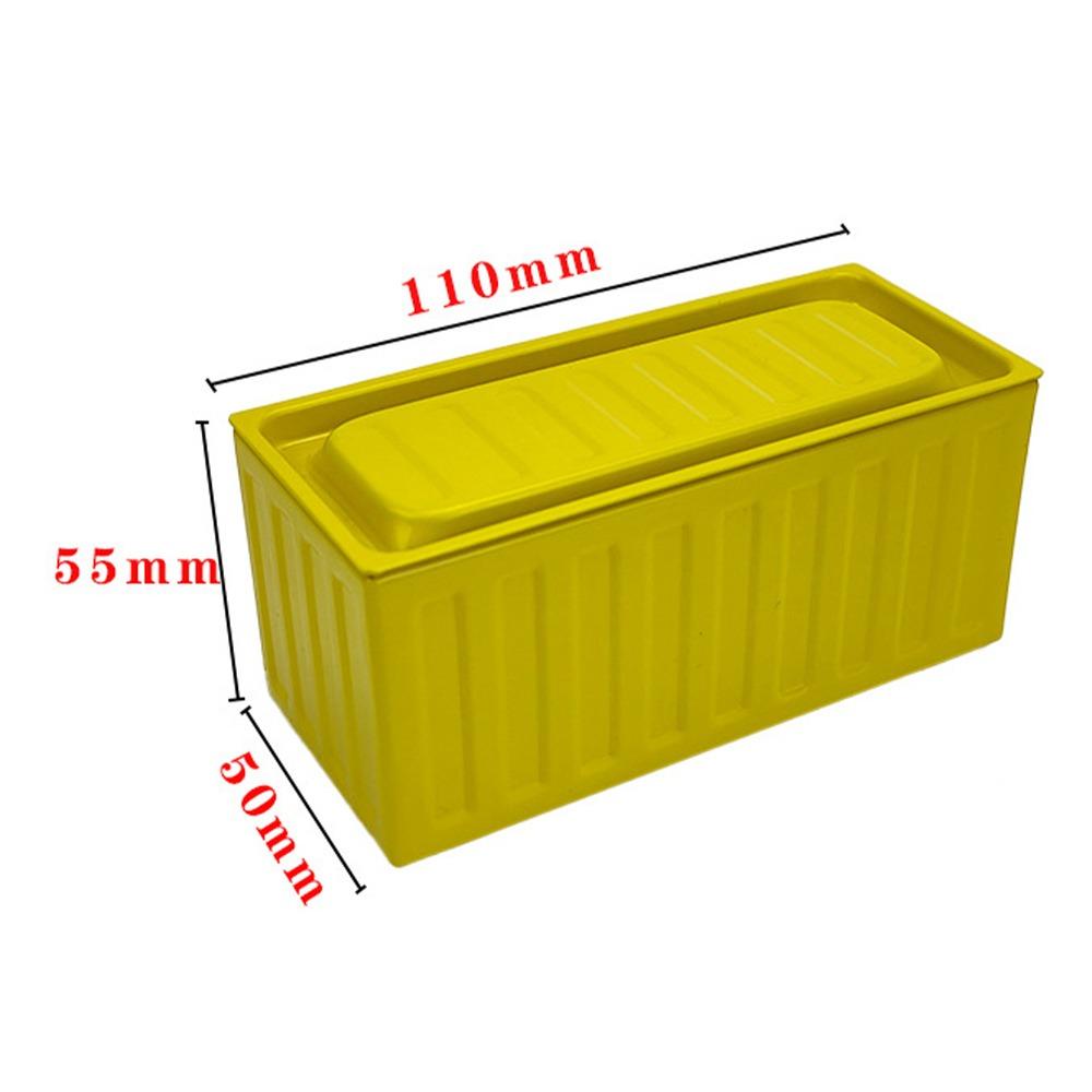 Wrought Iron Mini Container Model Retro Industrial Style Metal Box Tin Toy Storage Box Small Size Model Ornaments Mini Iron Box