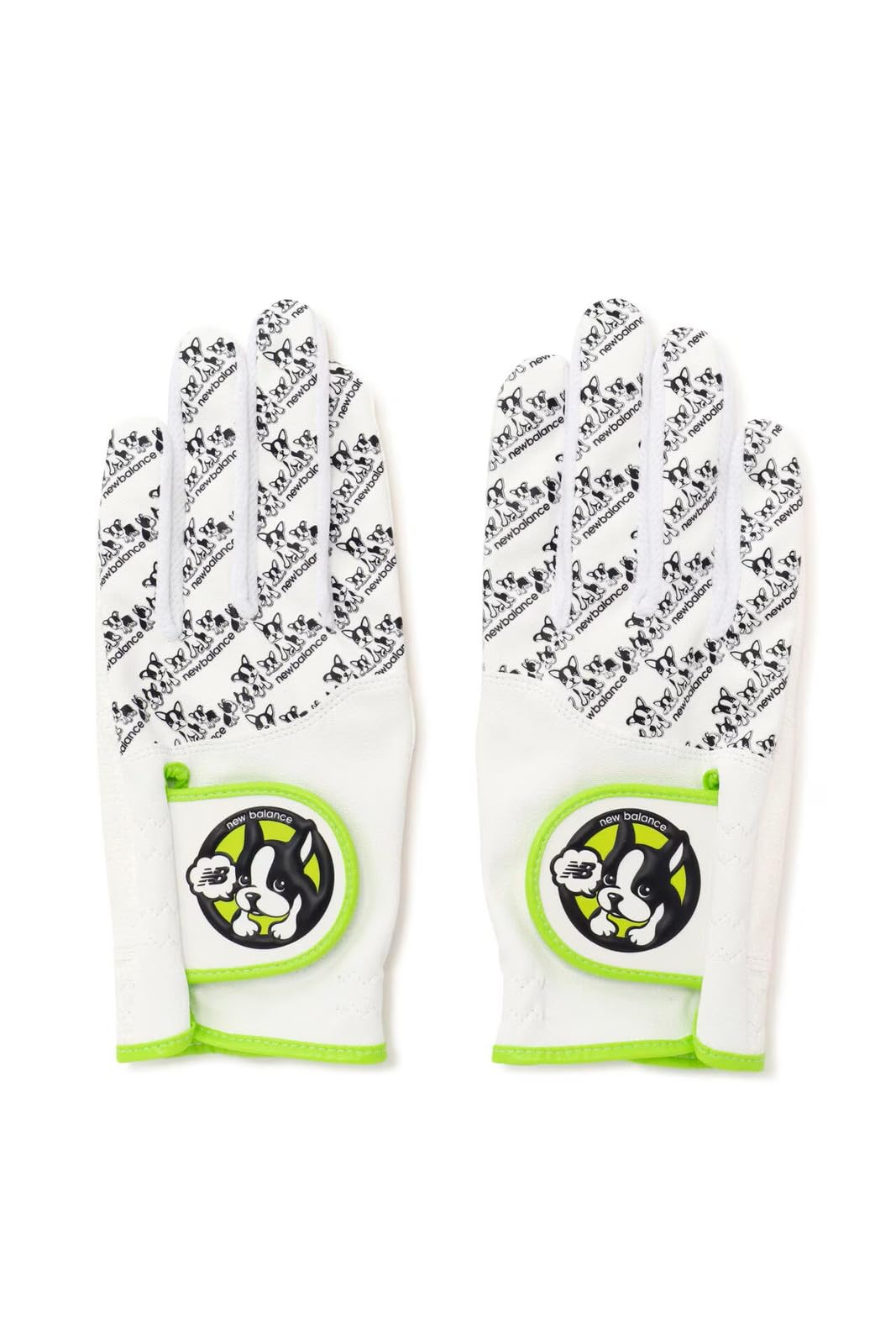 

Golf Standard Item Glove Terrier for both S [New Balance] Women s (Boston Pattern, hands) / 012-4985503 030_White (19~20cm)