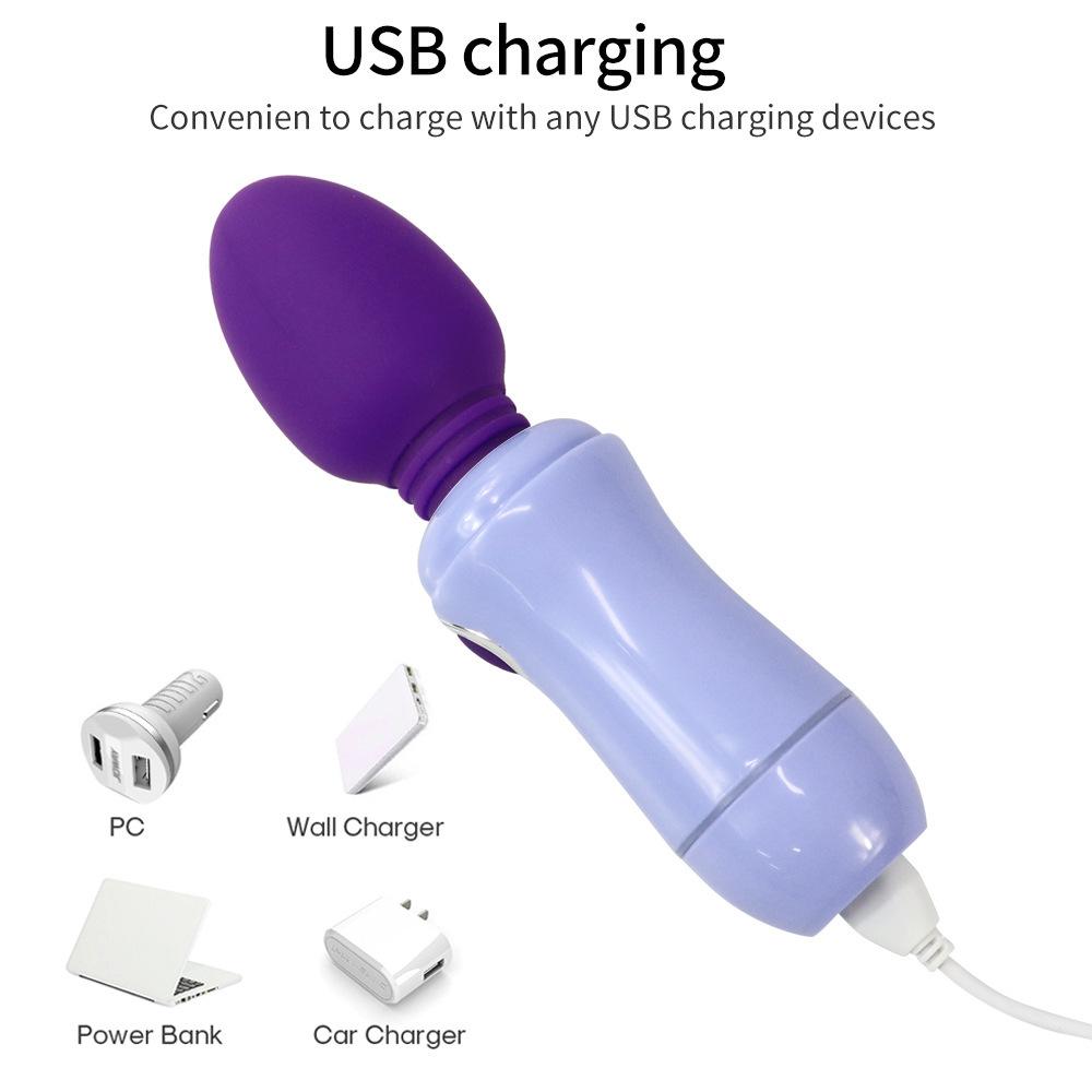 Rechargeable Feeding Bottle AV Vibration Masturbation Stick Female Massage Vibrator Adult Products