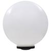 Lampy Solarne Do Ogrodu, 2 Szt., Led, Kuliste, 50 Cm, Rgb