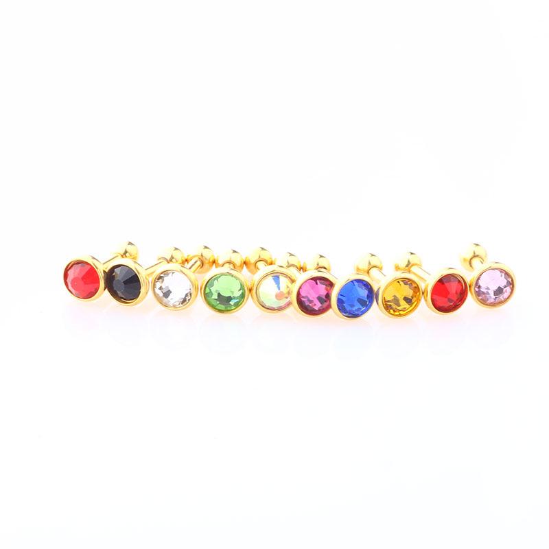 Trending Flat Earrings with Ball Ear Bone Studs