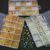 Kit de Inicio para Fabricación de Joyería de 1260 Piezas/Set Pendientes Collar Componentes Cuentas DIY Accesorios para Joyería Adecuado Para Adultos y Principiantes