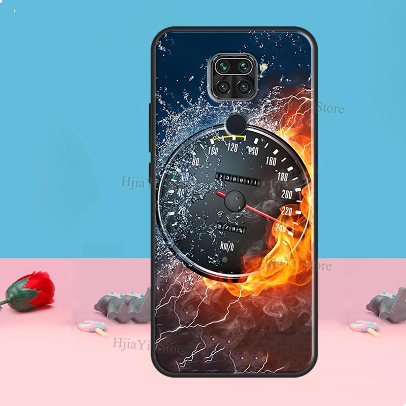 Speedometer Car Case For Redmi Note 8 9 10 11 12 Pro Plus 10S 11S 12S Cover For Redmi 9C 10A 10C 12C Coque
