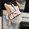 Sweet Bowknot Women's Clutch Purse Handbags Cute Polka Dot Ladies Underarm Bag Ctrasting Color Casual Female Shoulder Bags